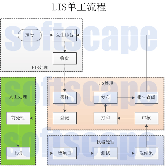 LIS單工流程